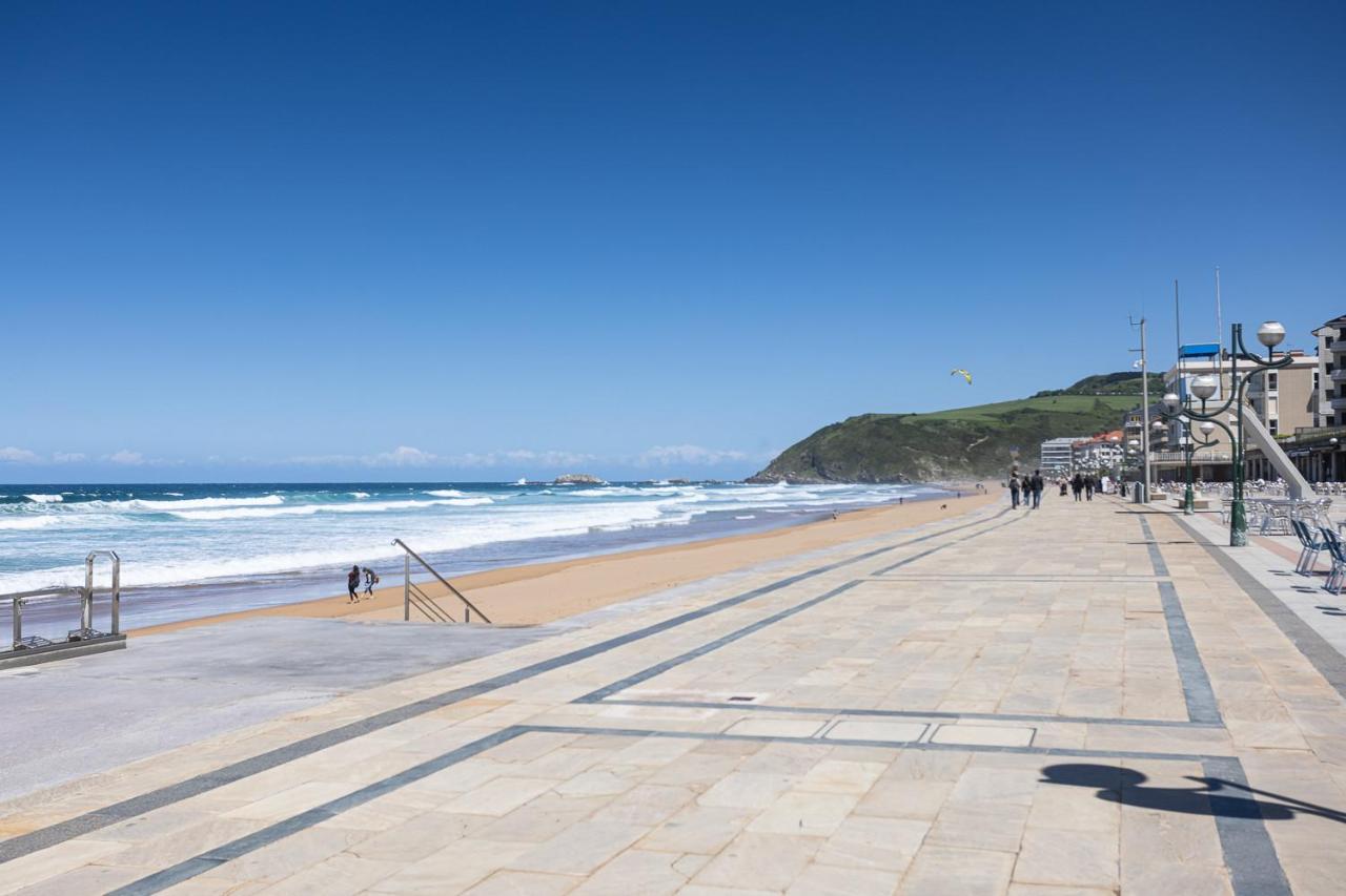Apartamento Egona-San Luis 2 Vivienda, Playa Y Garaje Zarautz Exterior foto